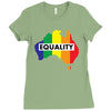 Vote Yes-Australia Marriage Equality Ladies Fitted T-Shirt