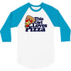 this girl loves pizza 3/4 Sleeve Shirt