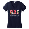 Bae Best Auntie Ever Women's V-Neck T-Shirt