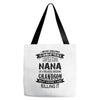 Super Cool Nana Of A Freaking Awesome Grandson Tote Bags