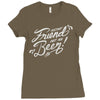 just add beer Ladies Fitted T-Shirt
