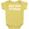kale yeah i'm vegan Baby Bodysuit