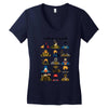 life is a game Women's V-Neck T-Shirt
