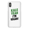 Kale Yeah I'm Vegan! iPhoneX