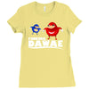 Finding Da Wae Shirt - Ugandan Knuckles Shirt Ladies Fitted T-Shirt