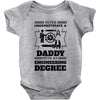 Never Underestimate A Daddy With An Engineering Degree Baby Onesie