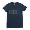 eat sleep money Ladies Fitted T-Shirt