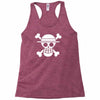 onepiece  straw hat crew flag luffy pirates anime Racerback Tank