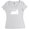 only smarties have the answer'   funny Women's Triblend Scoop T-shirt