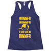 winner winner chicken dinner Racerback Tank