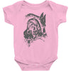wolf princess warrior Baby Onesie