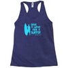 save a wave ride a surfer Racerback Tank