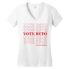 Vote Beto Women's V-Neck T-Shirt