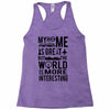 verified traveller tee Racerback Tank