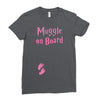 Muggle On Board Pink Ladies Fitted T-Shirt