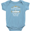 Smart Good Looking Teacher Doesnt Get Better Than This Baby Onesie