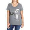 pug rescue Ladies Curvy T-Shirt