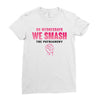 On Wednesdays We Smash The Patriarchy Ladies Fitted T-Shirt