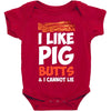 i like pig butts and i cannot lie Baby Bodysuit