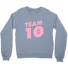 team 10 light pink Crewneck Sweatshirt