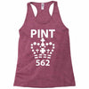 british pint funny Racerback Tank