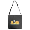 pizza campfire story Adjustable Strap Totes