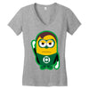 minion parody green lantern Women's V-Neck T-Shirt