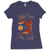 what does the fox say Ladies Fitted T-Shirt