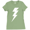 lightening bolt Ladies Fitted T-Shirt