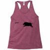 boar hunting Racerback Tank