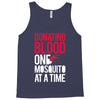 donating blood one mosquito funny Tank Top