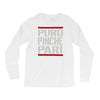 puro pinche pari funny Long Sleeve Shirts