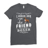 true friend (boxer) Ladies Fitted T-Shirt
