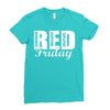 red friday Ladies Fitted T-Shirt