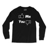 me you facebook Long Sleeve Shirts