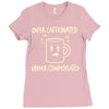 over caffeinated (3) Ladies Fitted T-Shirt