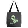 alien believe space sci fi ufo nerd Tote Bags