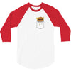 Pocket Burger 3/4 Sleeve Shirt