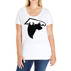 atlanta skyline falcons logo Ladies Curvy T-Shirt