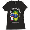 brazil national team youth 2018 fifa world cup Ladies Fitted T-Shirt