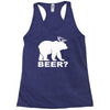 bear deer beer Racerback Tank