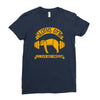 sloths gym   train hard tomorrow Ladies Fitted T-Shirt