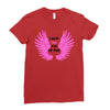 i wear pink for my mom Ladies Fitted T-Shirt
