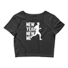 new year, new me running fitness Crop Top