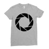 aperture science Ladies Fitted T-Shirt