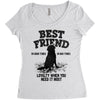 Best Friend Golden Women's Triblend Scoop T-shirt