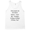 alarm Tank Top