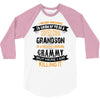 Super Cool Grandson Of A Freaking Awesome Grammy 3/4 Sleeve Shirt
