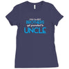 Only The Best Brothers Get Promoted To Uncle Ladies Fitted T-Shirt