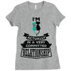 I Am Cat Actually In A Very Commited Relationship Ladies Fitted T-Shirt